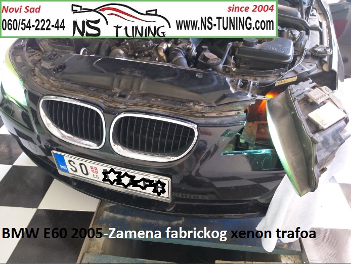 bmw e60 trafo balast 5dv 008 290 xenon far ugradnja zamena d2s novi sad tuning ns
